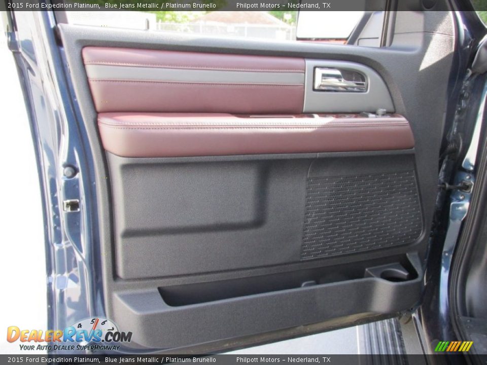 Door Panel of 2015 Ford Expedition Platinum Photo #26