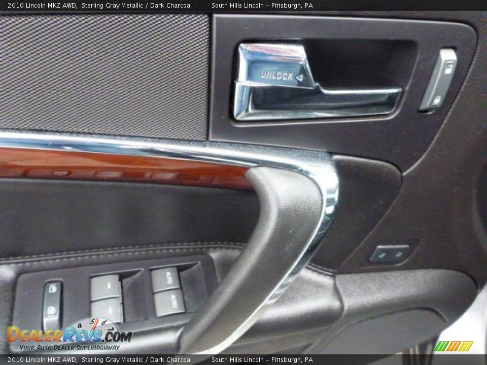 2010 Lincoln MKZ AWD Sterling Gray Metallic / Dark Charcoal Photo #16
