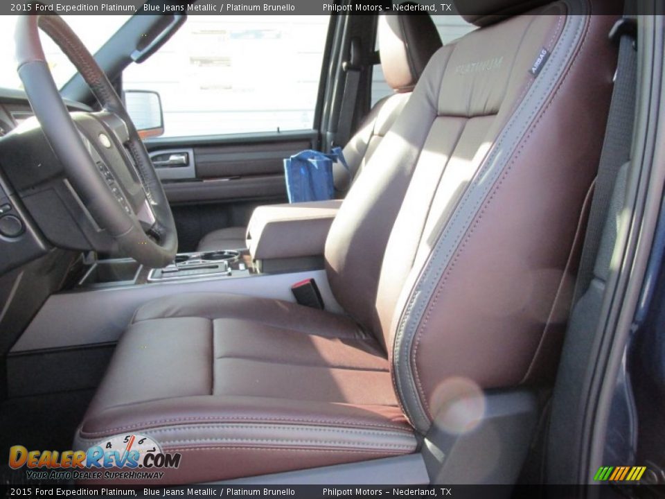 Front Seat of 2015 Ford Expedition Platinum Photo #28