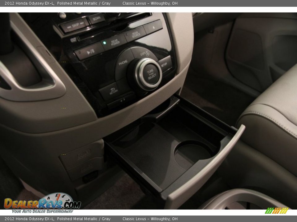 2012 Honda Odyssey EX-L Polished Metal Metallic / Gray Photo #11