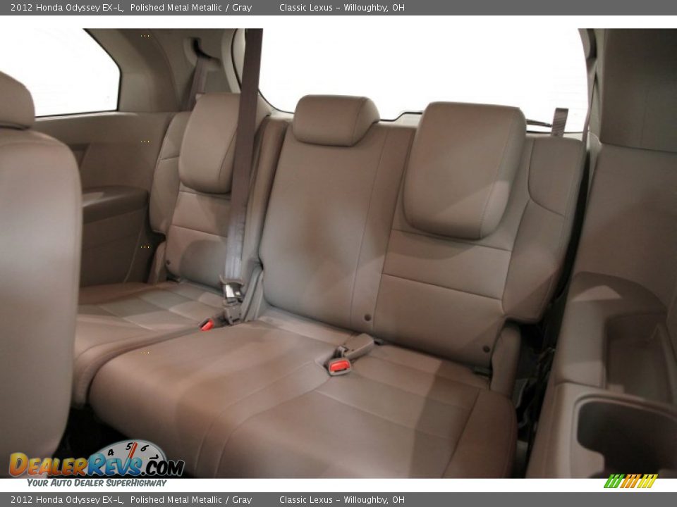 2012 Honda Odyssey EX-L Polished Metal Metallic / Gray Photo #16