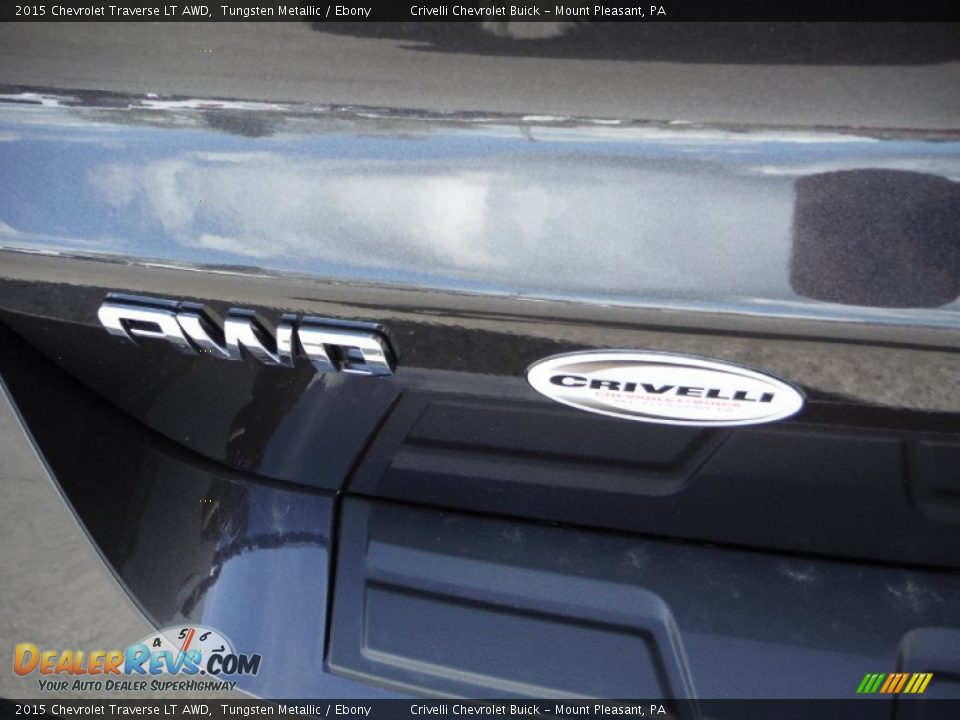 2015 Chevrolet Traverse LT AWD Tungsten Metallic / Ebony Photo #8