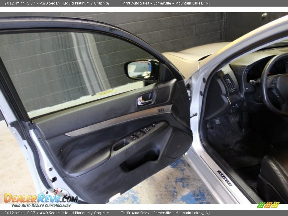2012 Infiniti G 37 x AWD Sedan Liquid Platinum / Graphite Photo #9