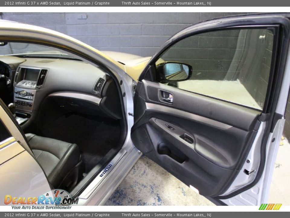 2012 Infiniti G 37 x AWD Sedan Liquid Platinum / Graphite Photo #16