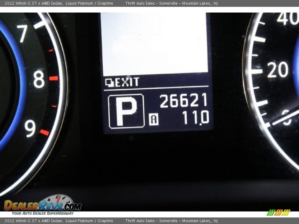 2012 Infiniti G 37 x AWD Sedan Liquid Platinum / Graphite Photo #20