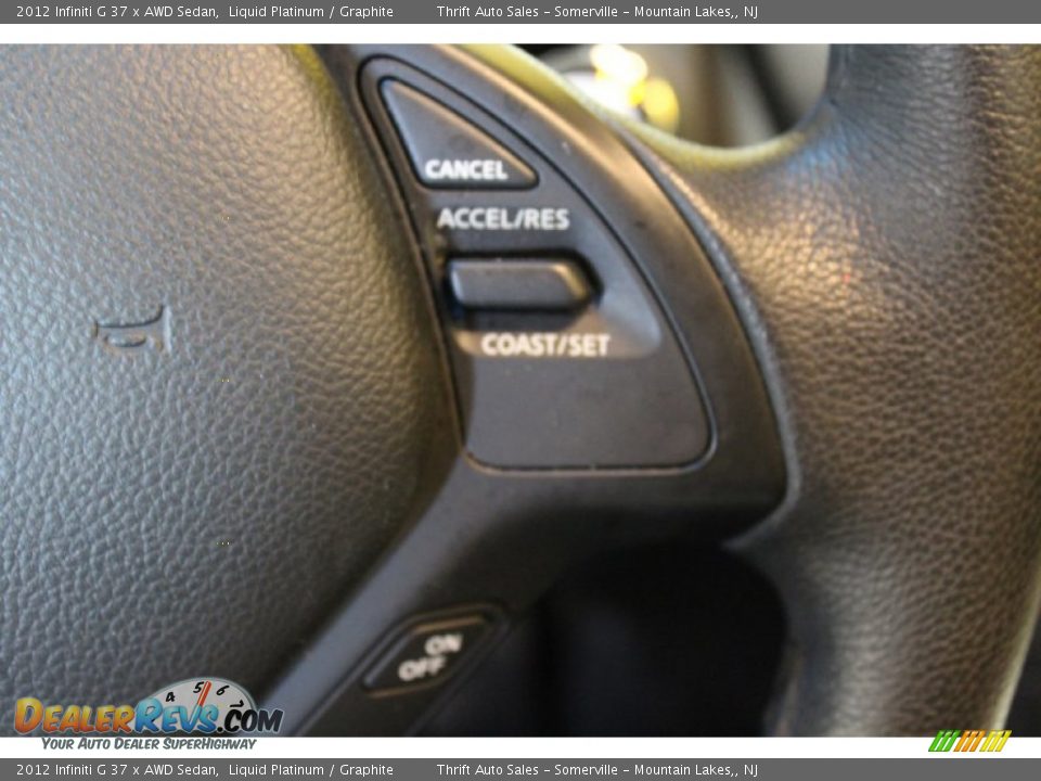 2012 Infiniti G 37 x AWD Sedan Liquid Platinum / Graphite Photo #26