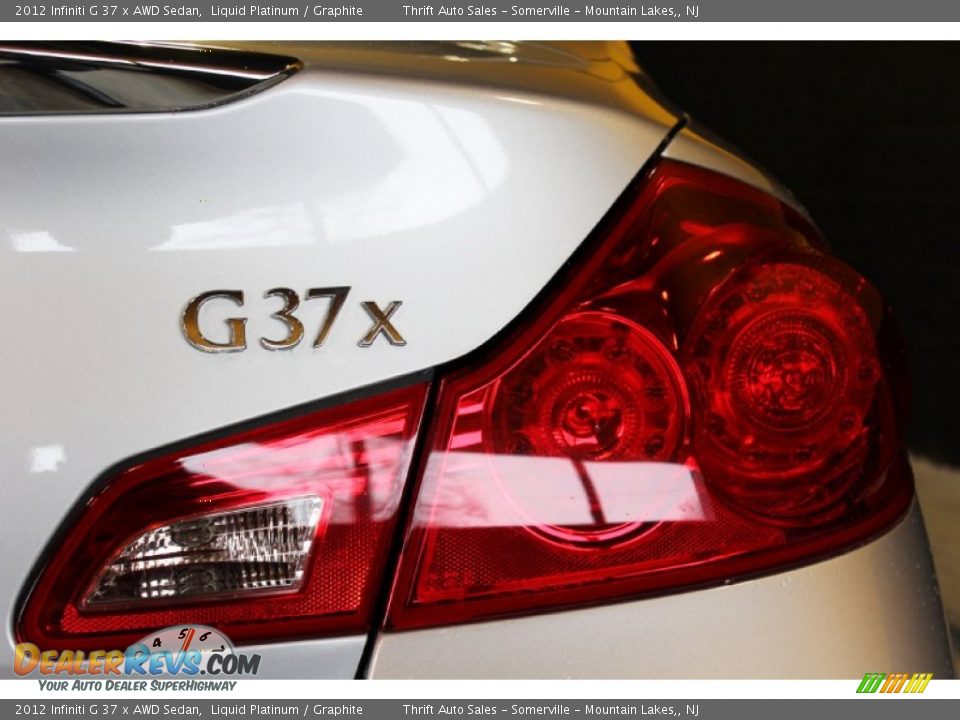 2012 Infiniti G 37 x AWD Sedan Liquid Platinum / Graphite Photo #31