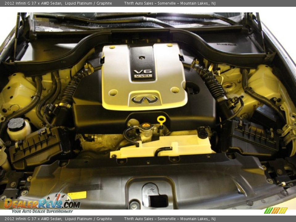 2012 Infiniti G 37 x AWD Sedan Liquid Platinum / Graphite Photo #32