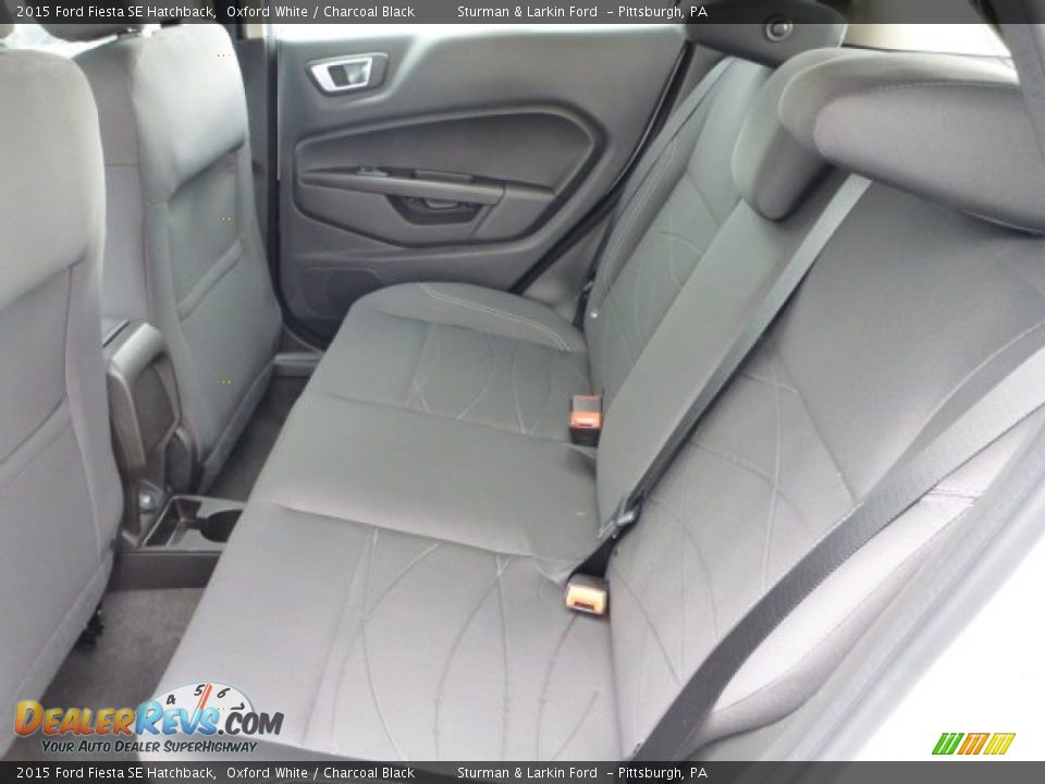 2015 Ford Fiesta SE Hatchback Oxford White / Charcoal Black Photo #9