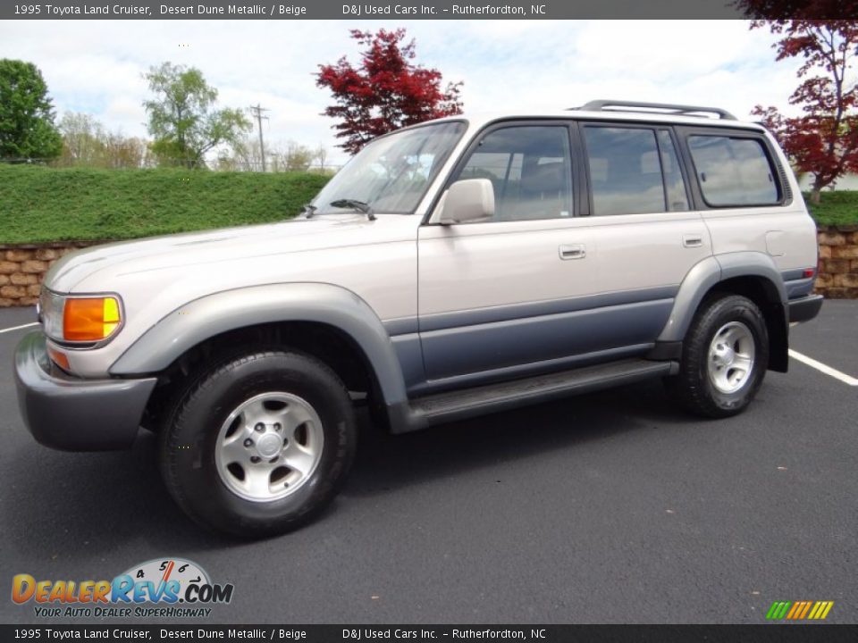 1995 Toyota Land Cruiser Desert Dune Metallic / Beige Photo #2