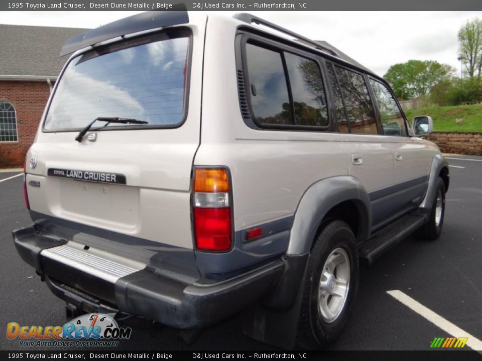 1995 Toyota Land Cruiser Desert Dune Metallic / Beige Photo #6