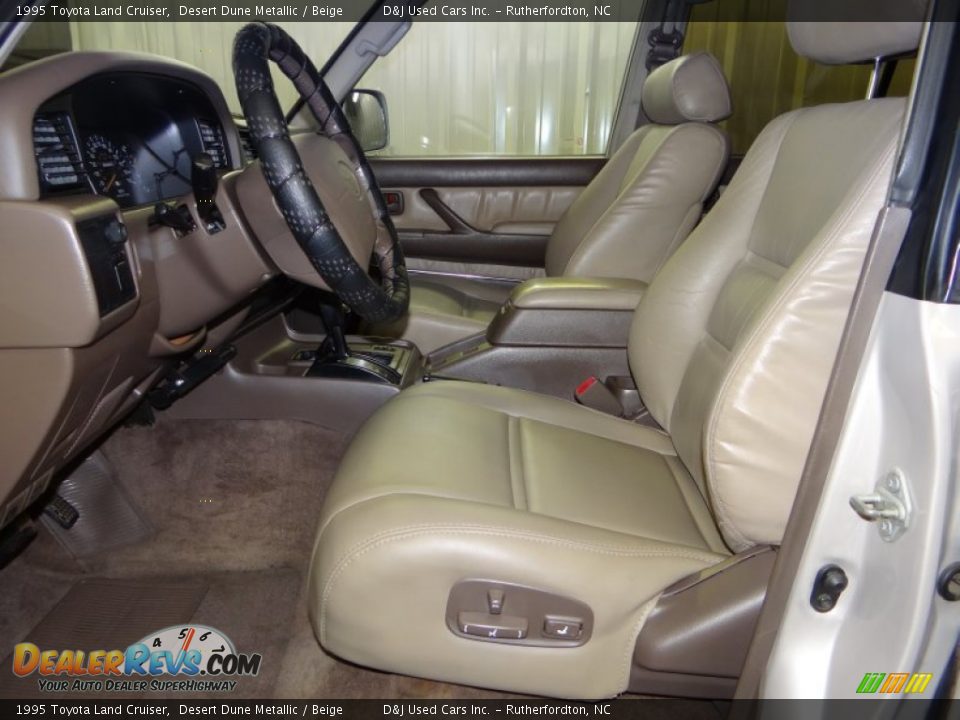 Beige Interior - 1995 Toyota Land Cruiser  Photo #13