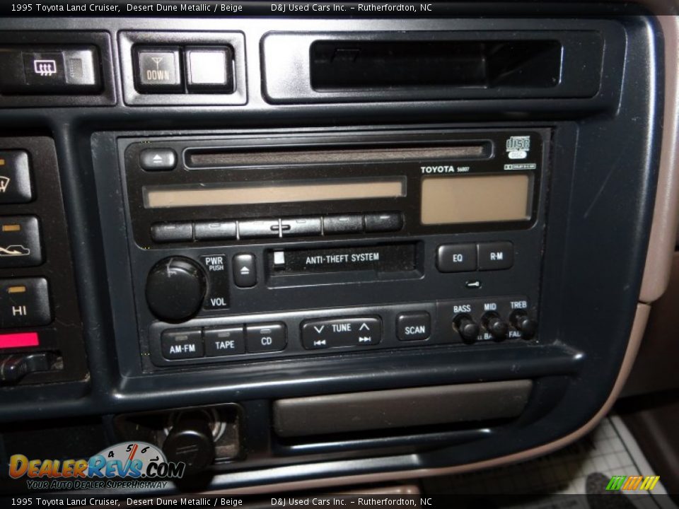 1995 Toyota Land Cruiser Desert Dune Metallic / Beige Photo #31