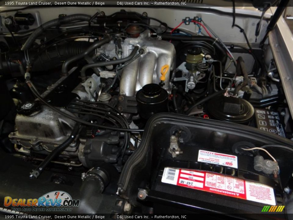 1995 Toyota Land Cruiser Desert Dune Metallic / Beige Photo #35