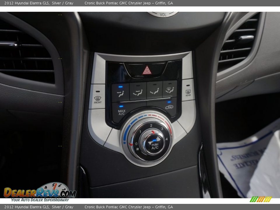 2012 Hyundai Elantra GLS Silver / Gray Photo #21