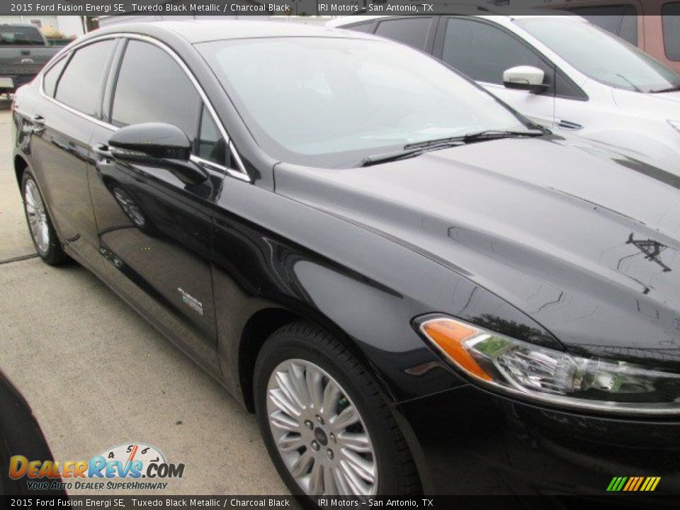 2015 Ford Fusion Energi SE Tuxedo Black Metallic / Charcoal Black Photo #1