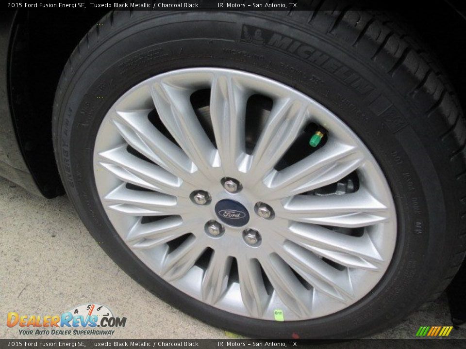 2015 Ford Fusion Energi SE Tuxedo Black Metallic / Charcoal Black Photo #3