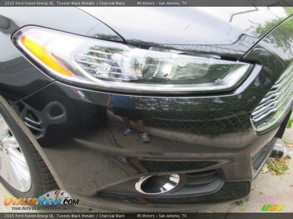 2015 Ford Fusion Energi SE Tuxedo Black Metallic / Charcoal Black Photo #5