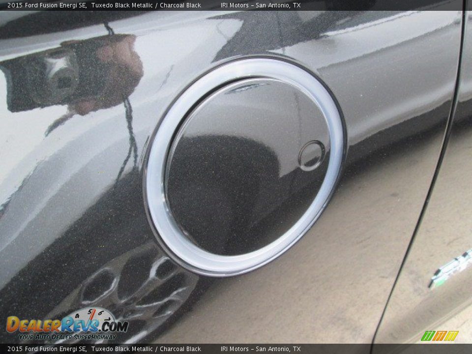 2015 Ford Fusion Energi SE Tuxedo Black Metallic / Charcoal Black Photo #7