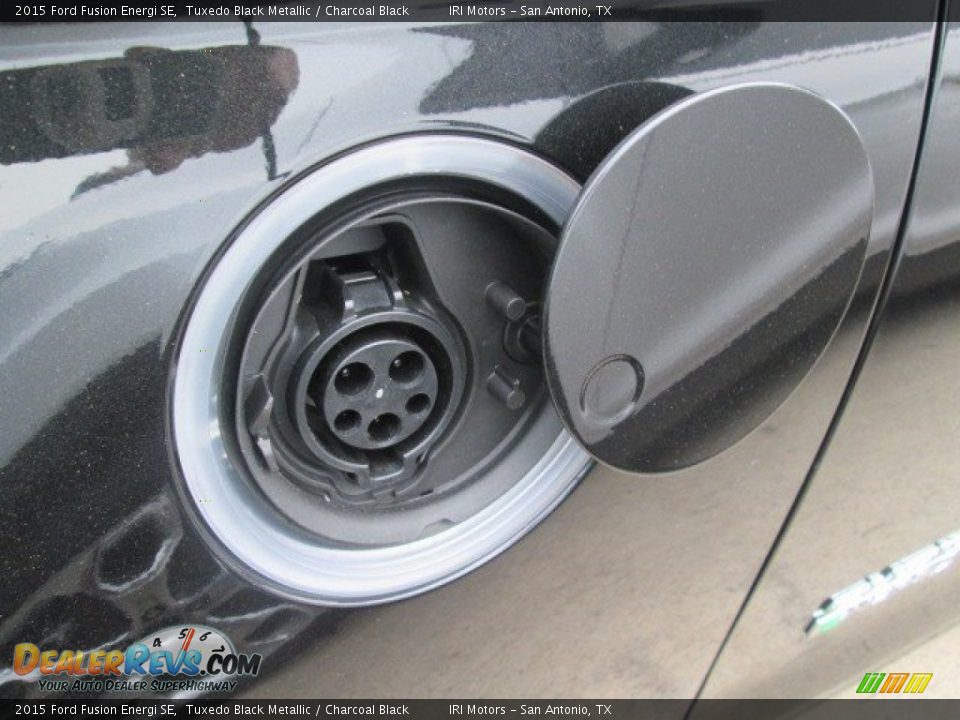 2015 Ford Fusion Energi SE Tuxedo Black Metallic / Charcoal Black Photo #8