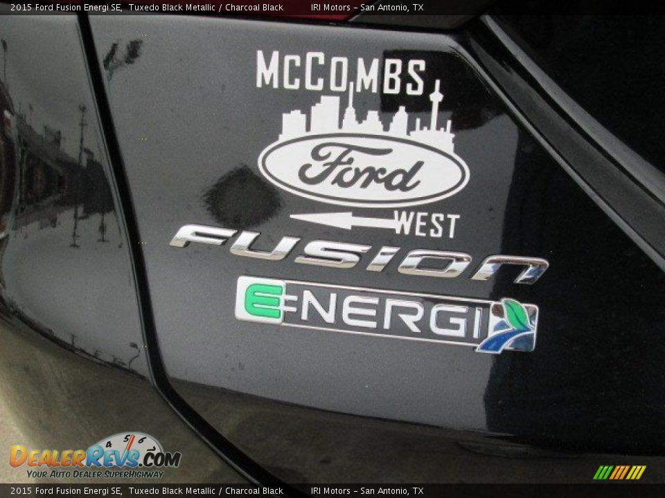 2015 Ford Fusion Energi SE Tuxedo Black Metallic / Charcoal Black Photo #14