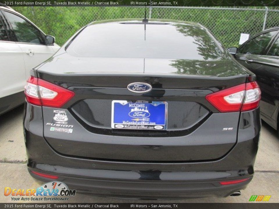 2015 Ford Fusion Energi SE Tuxedo Black Metallic / Charcoal Black Photo #15