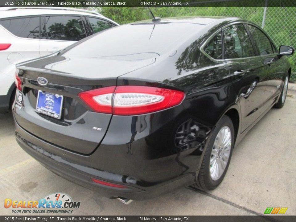2015 Ford Fusion Energi SE Tuxedo Black Metallic / Charcoal Black Photo #16