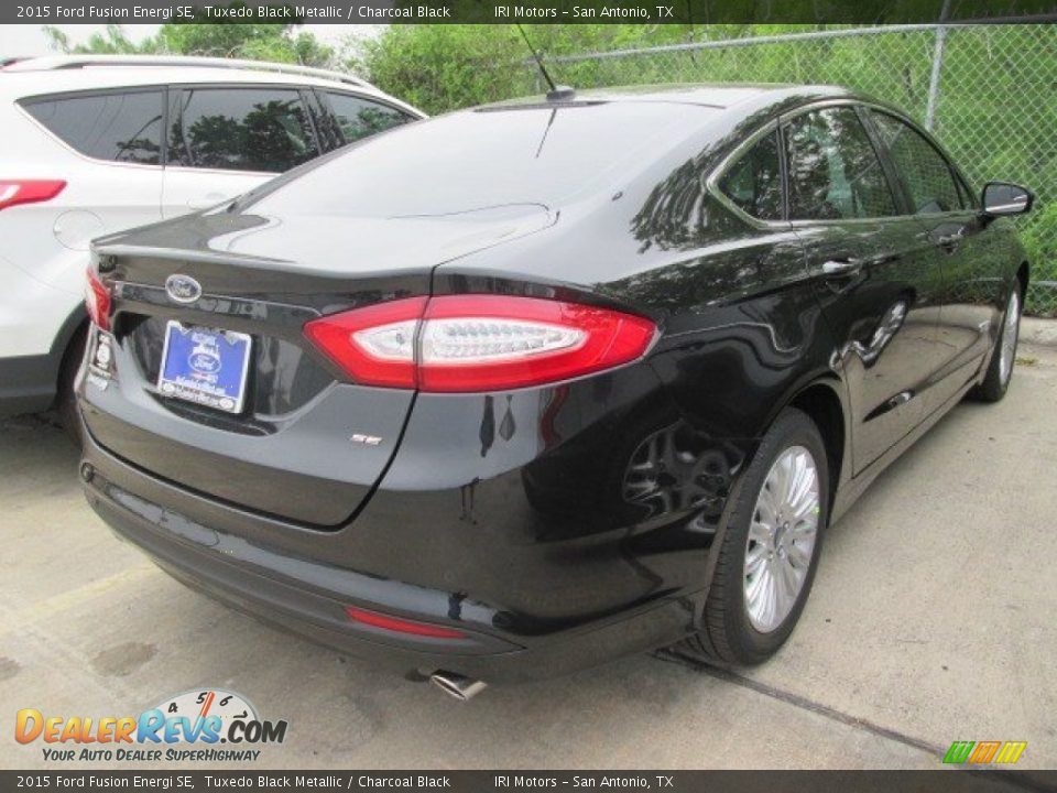 2015 Ford Fusion Energi SE Tuxedo Black Metallic / Charcoal Black Photo #18