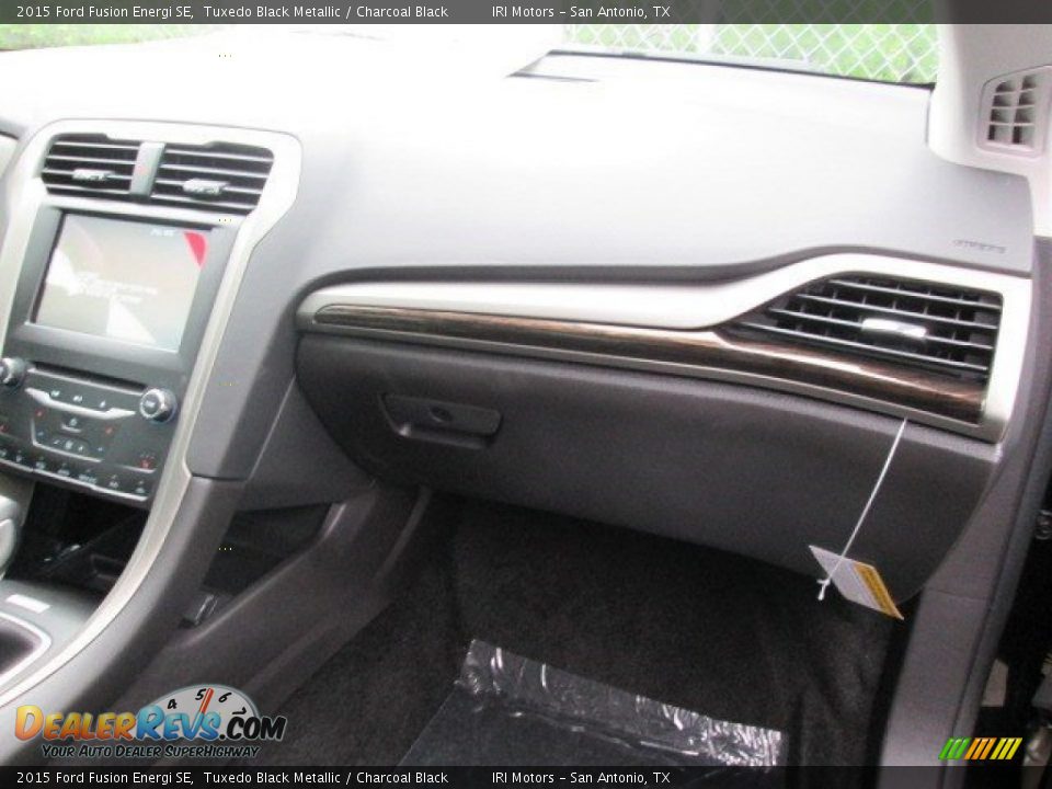 2015 Ford Fusion Energi SE Tuxedo Black Metallic / Charcoal Black Photo #22