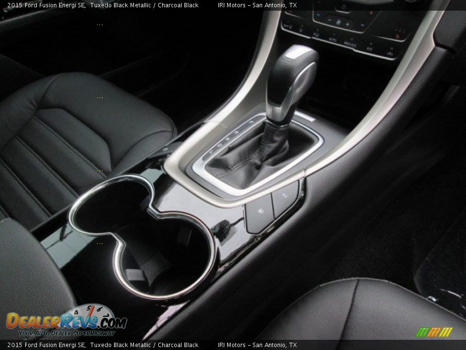 2015 Ford Fusion Energi SE Tuxedo Black Metallic / Charcoal Black Photo #23