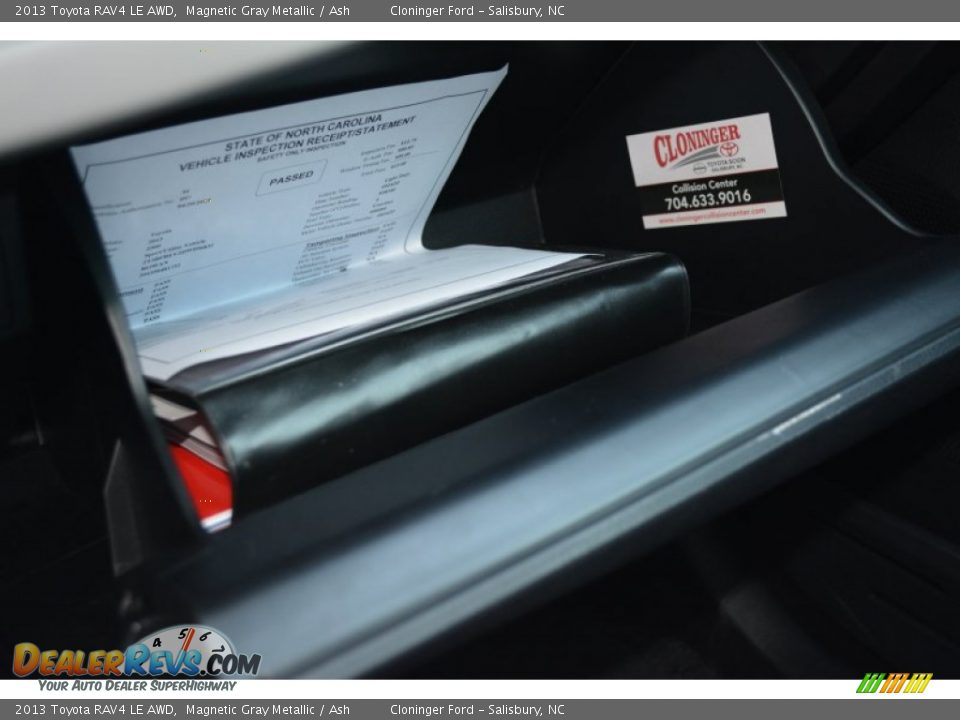 2013 Toyota RAV4 LE AWD Magnetic Gray Metallic / Ash Photo #29
