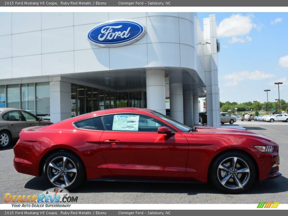 Ruby Red Metallic 2015 Ford Mustang V6 Coupe Photo #2