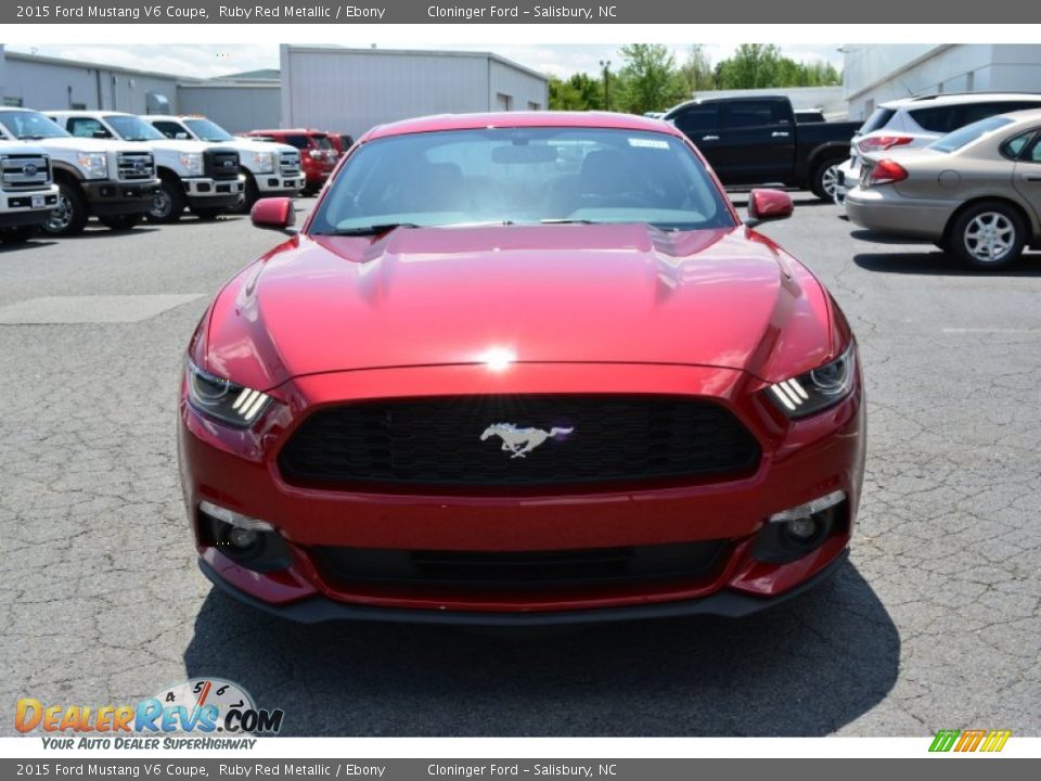 Ruby Red Metallic 2015 Ford Mustang V6 Coupe Photo #4