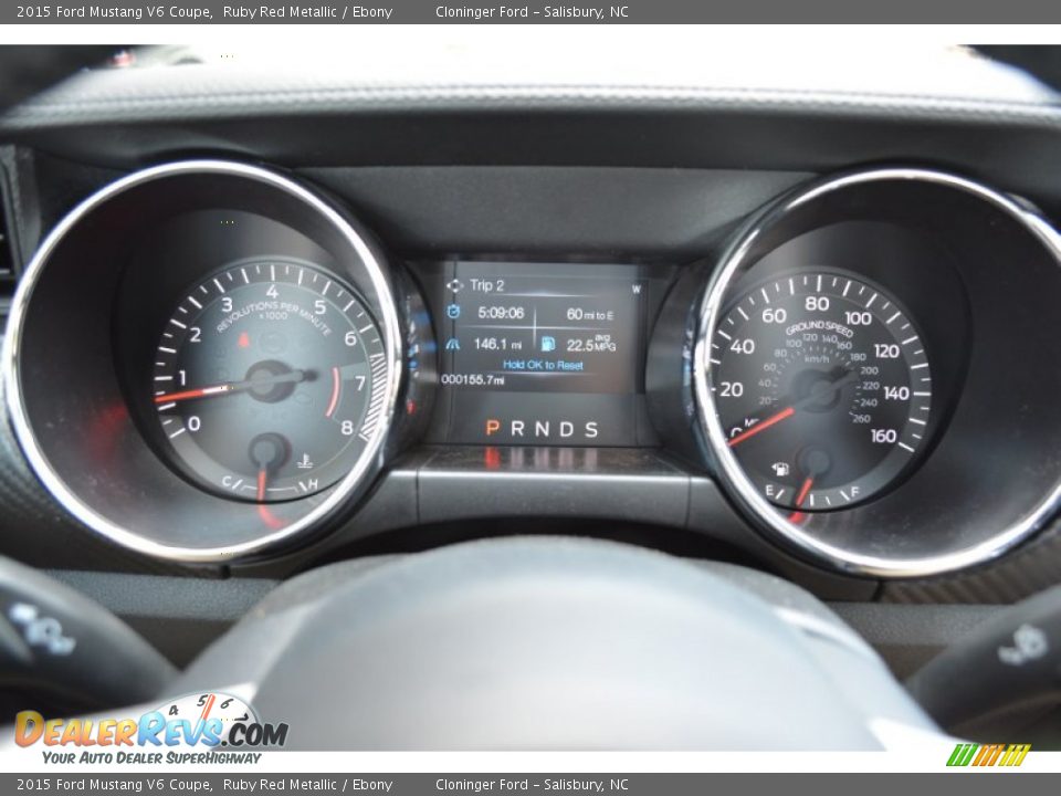 2015 Ford Mustang V6 Coupe Gauges Photo #17