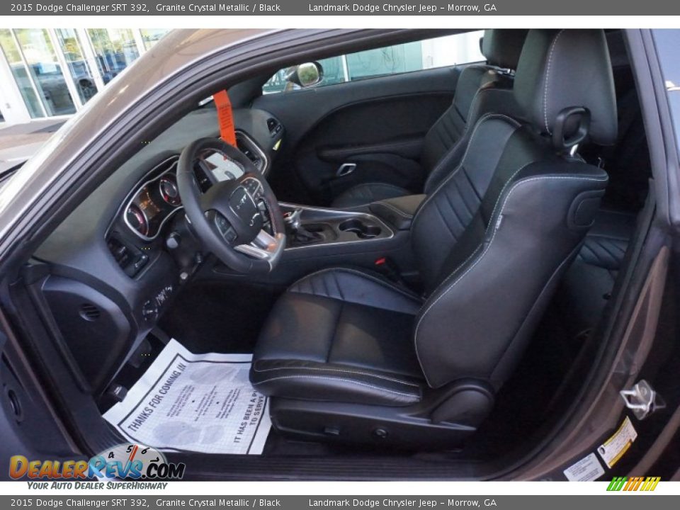 Black Interior - 2015 Dodge Challenger SRT 392 Photo #7