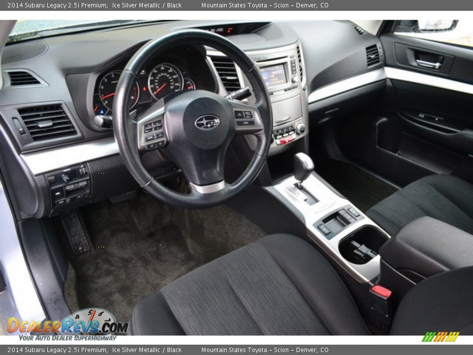 Black Interior - 2014 Subaru Legacy 2.5i Premium Photo #9