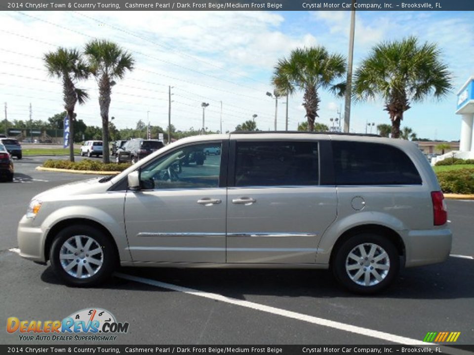 2014 Chrysler Town & Country Touring Cashmere Pearl / Dark Frost Beige/Medium Frost Beige Photo #2