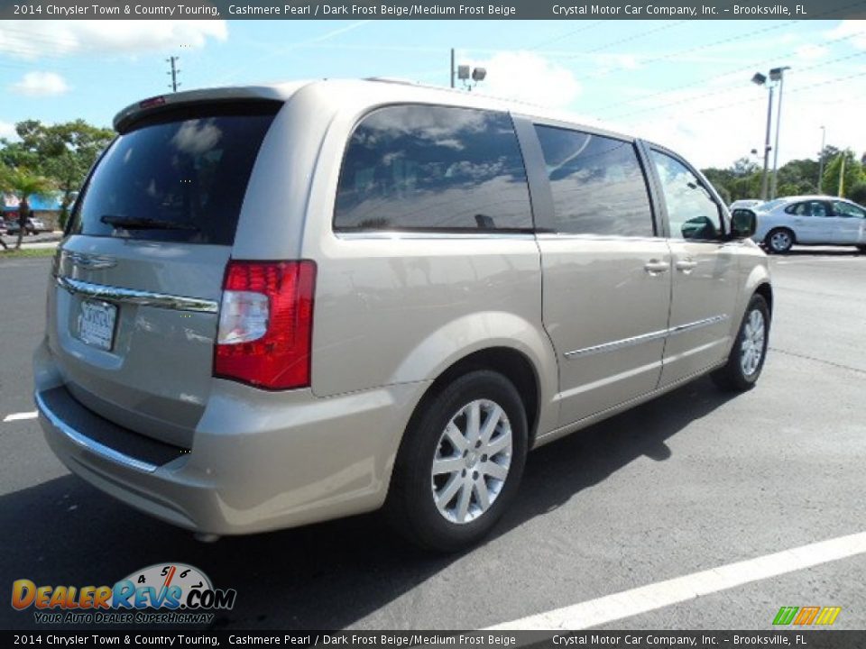2014 Chrysler Town & Country Touring Cashmere Pearl / Dark Frost Beige/Medium Frost Beige Photo #11