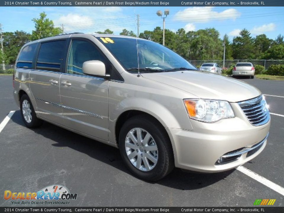 2014 Chrysler Town & Country Touring Cashmere Pearl / Dark Frost Beige/Medium Frost Beige Photo #13