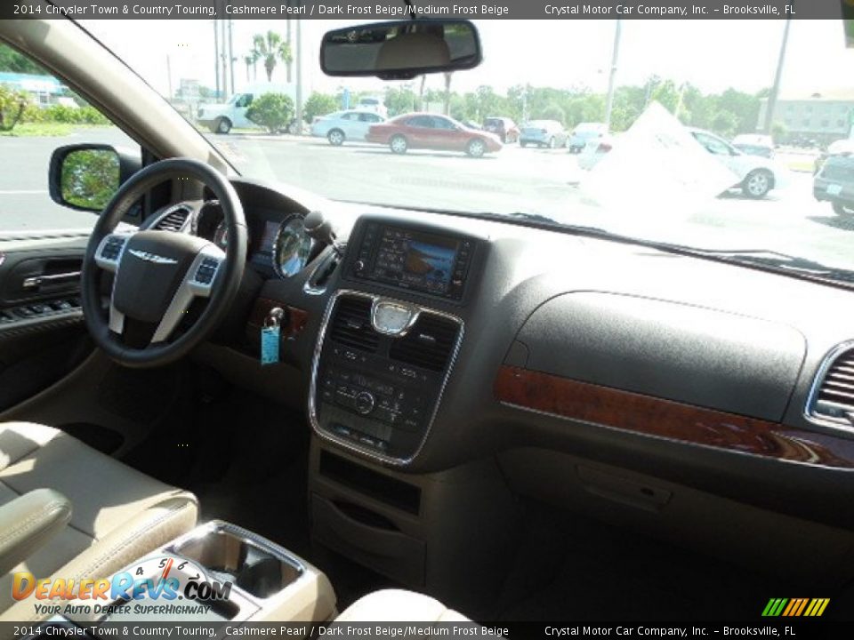 2014 Chrysler Town & Country Touring Cashmere Pearl / Dark Frost Beige/Medium Frost Beige Photo #14