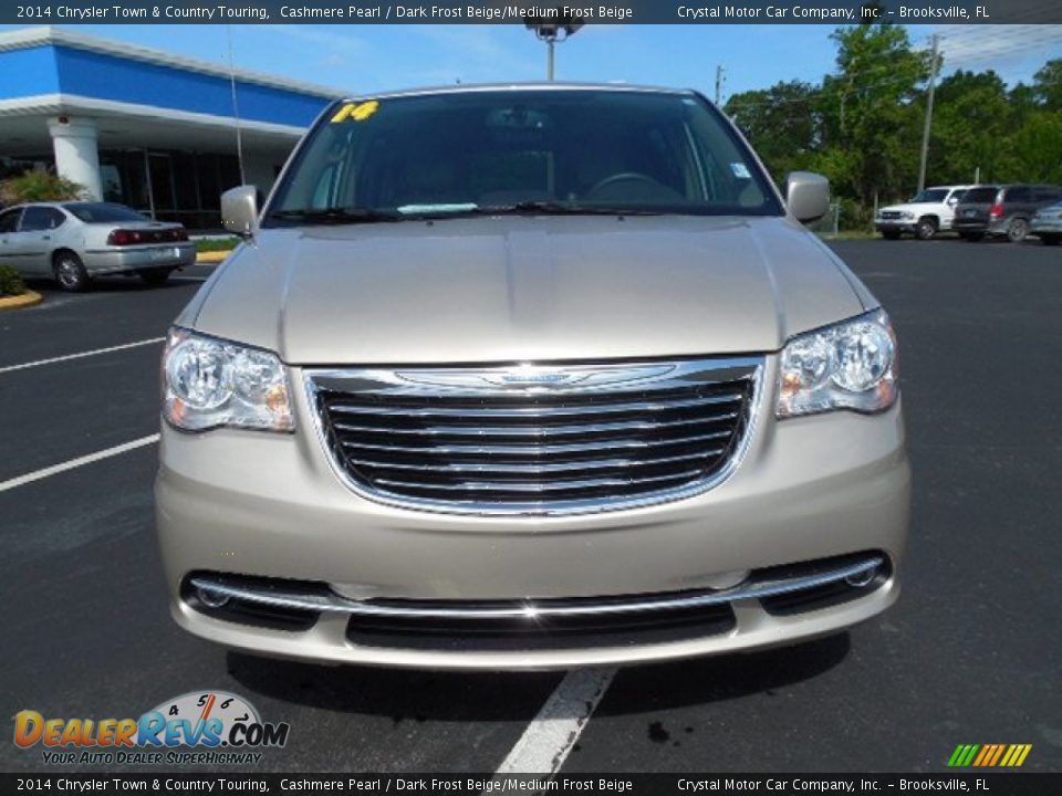 2014 Chrysler Town & Country Touring Cashmere Pearl / Dark Frost Beige/Medium Frost Beige Photo #16