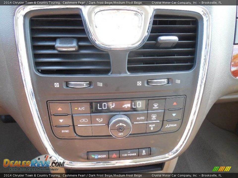 2014 Chrysler Town & Country Touring Cashmere Pearl / Dark Frost Beige/Medium Frost Beige Photo #23