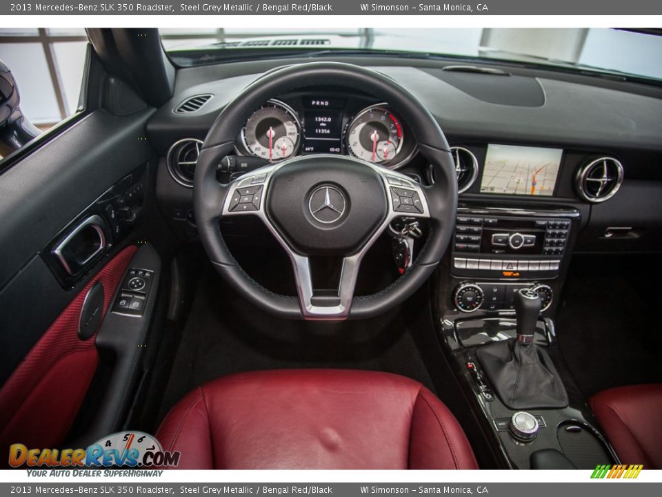Dashboard of 2013 Mercedes-Benz SLK 350 Roadster Photo #4