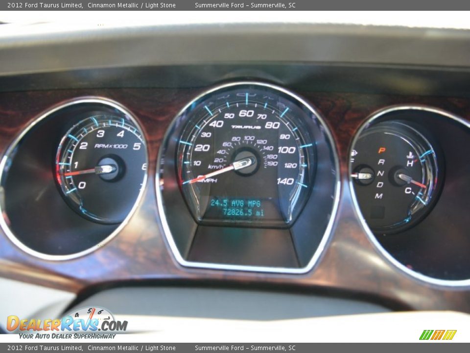 2012 Ford Taurus Limited Gauges Photo #25