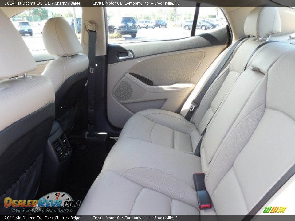 2014 Kia Optima EX Dark Cherry / Beige Photo #5