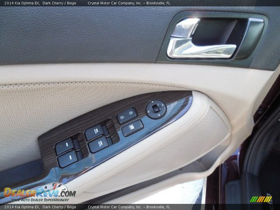 2014 Kia Optima EX Dark Cherry / Beige Photo #15