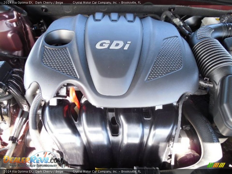2014 Kia Optima EX Dark Cherry / Beige Photo #16