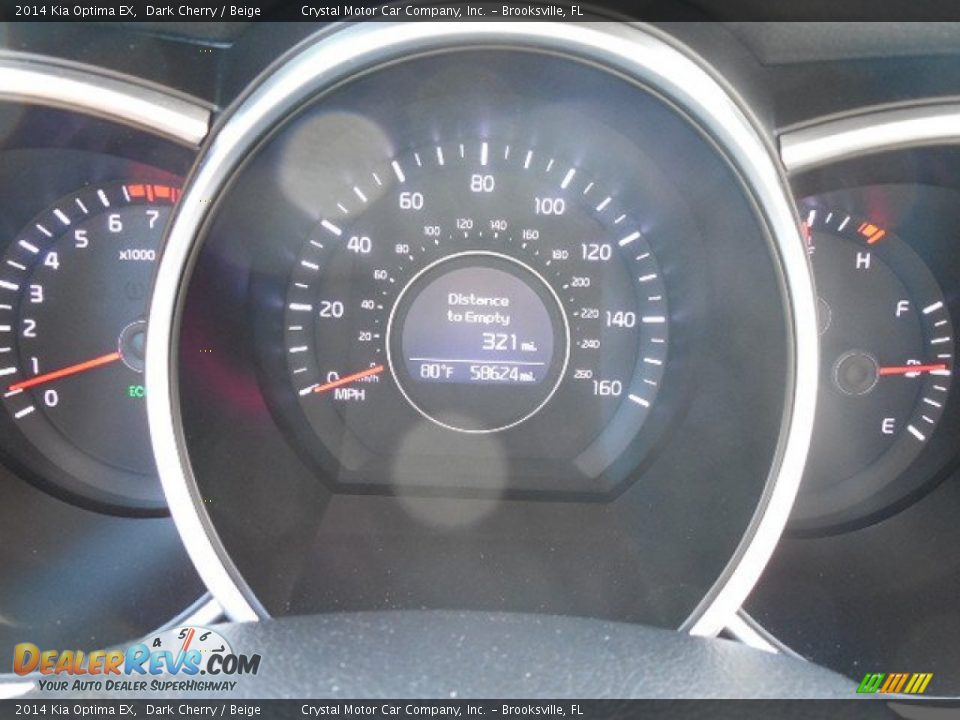 2014 Kia Optima EX Dark Cherry / Beige Photo #17