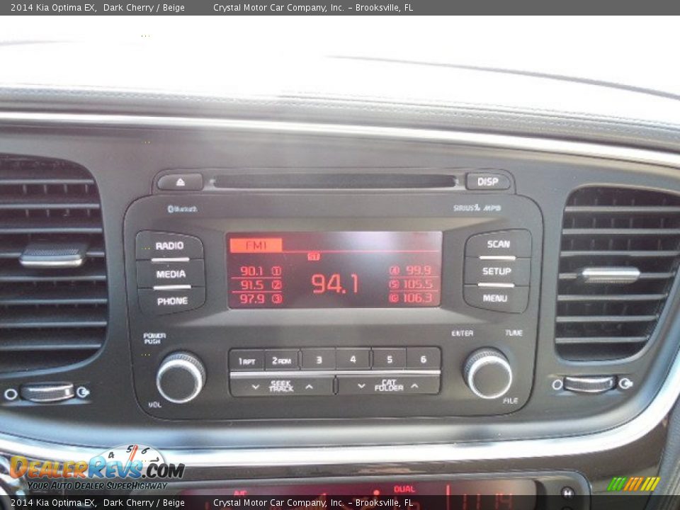 2014 Kia Optima EX Dark Cherry / Beige Photo #18