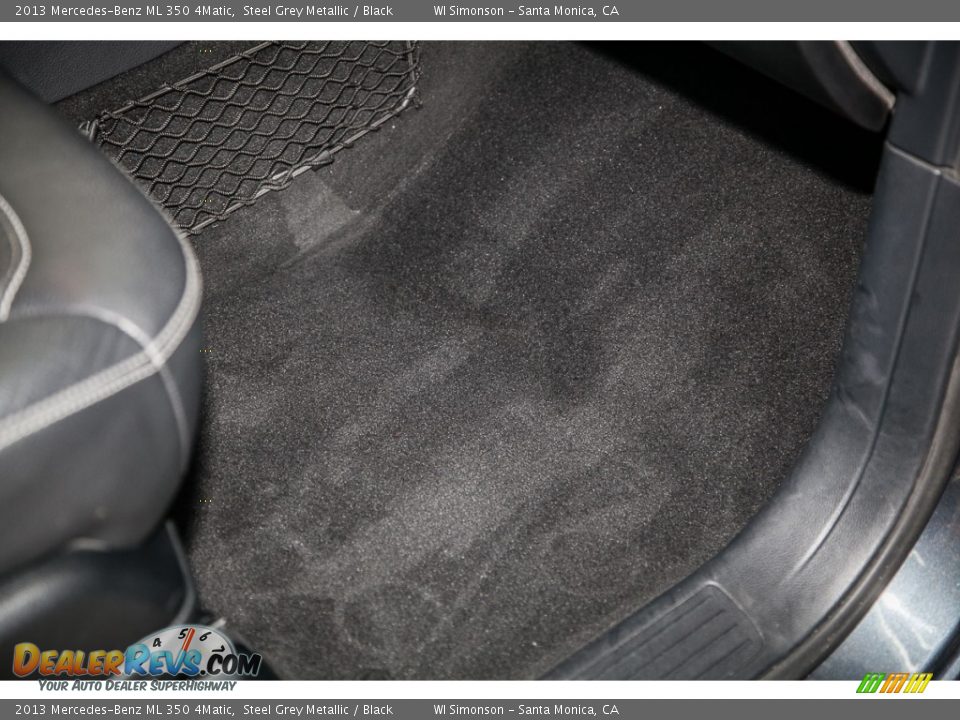 2013 Mercedes-Benz ML 350 4Matic Steel Grey Metallic / Black Photo #24